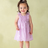 Lavender Luna Petals Baby Toddler Dress