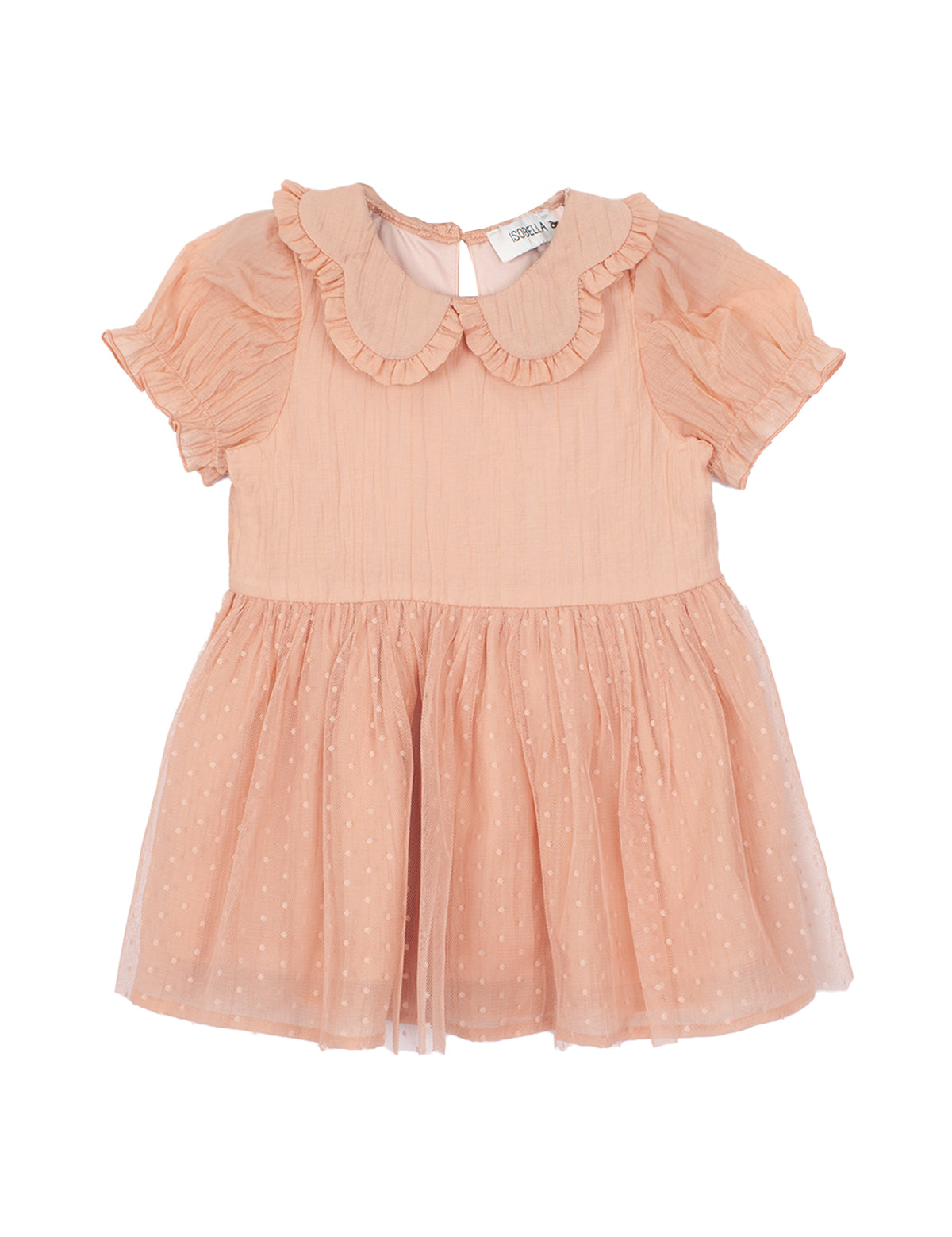 Pitter Patter Pink Puff Sleeve Dress