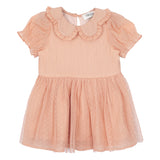 Pitter Patter Pink Puff Sleeve Dress