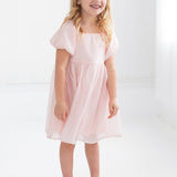 Taylor Cap Sleeve Pink Dress