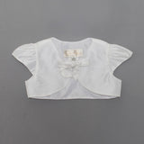 Taffeta Bolero w/ Tie Front Closure