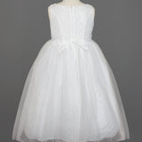 Beaded V-Waist Communion Dress