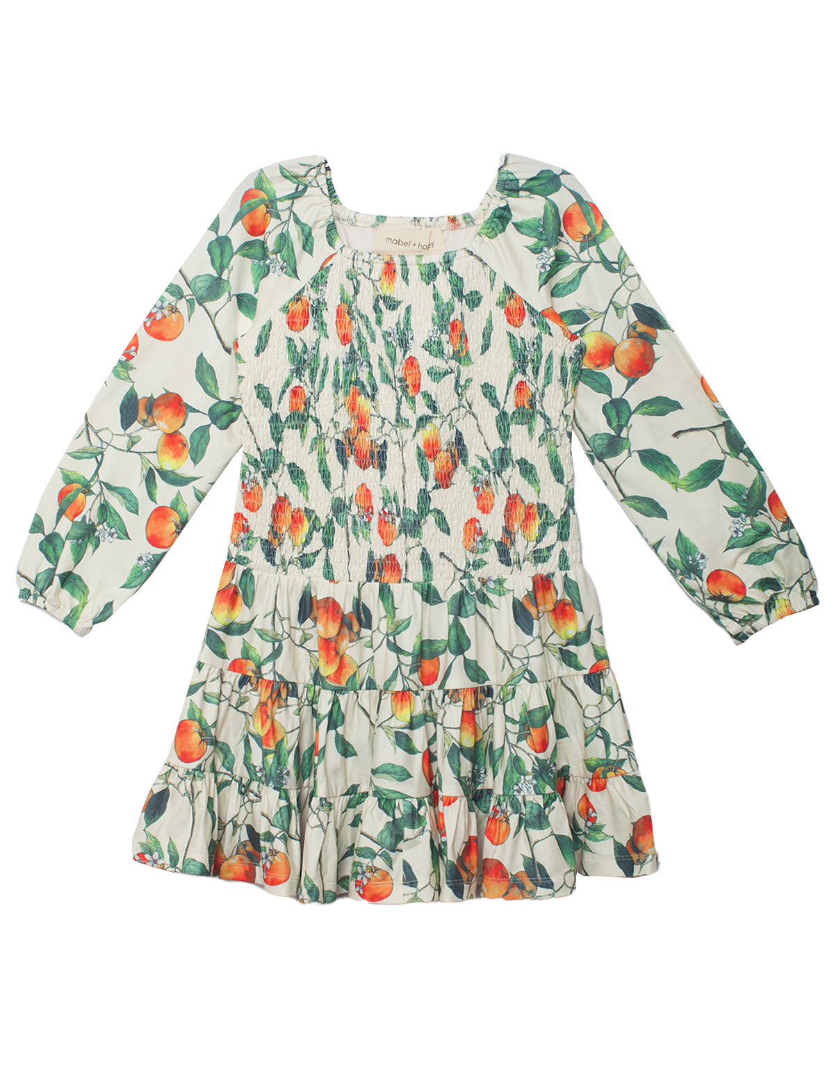 Clementine Smocked Long Sleeve Dress