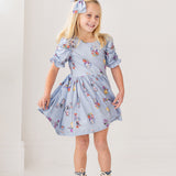 Tea Cup Blue Dress