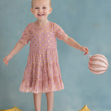 In The Stars Pink Layered Dress