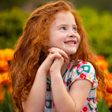Flower Pops Cap Sleeve Two Piece Set