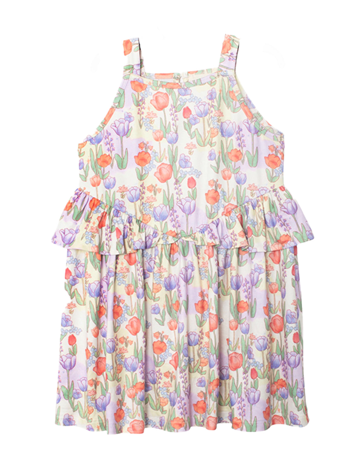 Tulip Twirl Sleeveless Dress