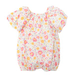 Petal Party Short Bubble Sleeve Romper