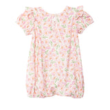 Wild Savanna Short Gathered Sleeve Romper