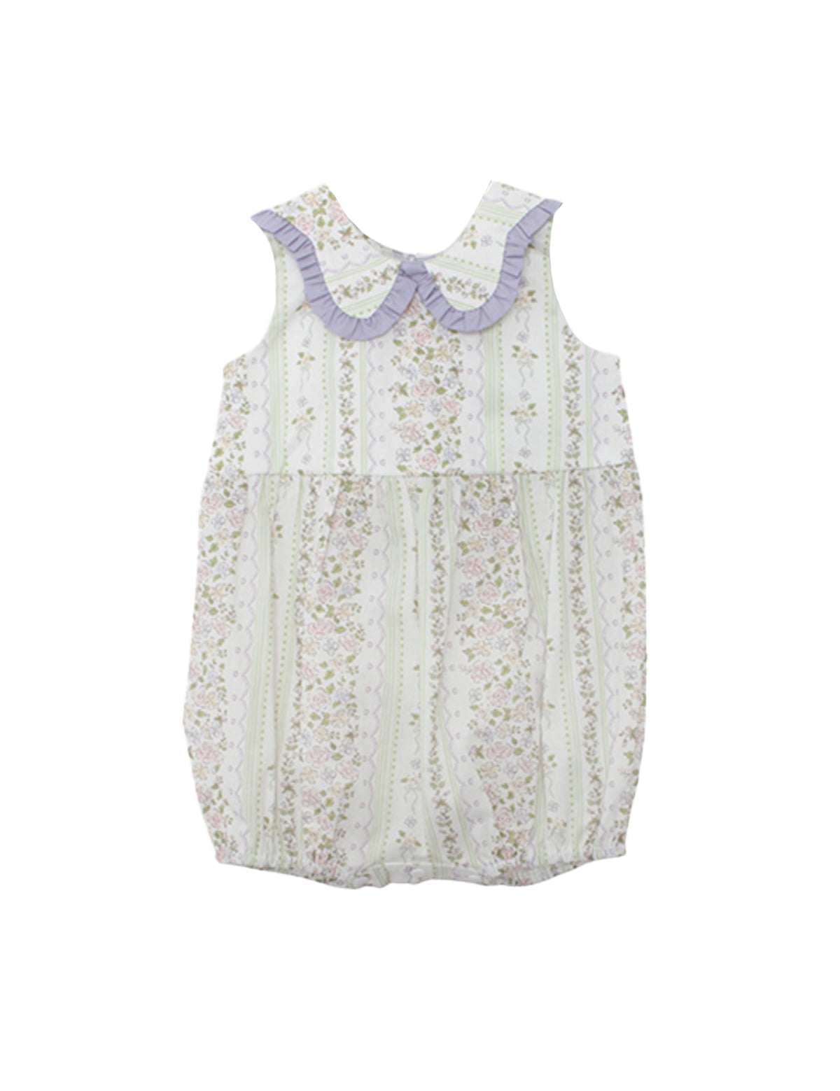 Graceful Garden Sleeveless Romper