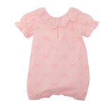 Lacy Bowkisses Short Sleeve Romper