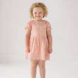 Lacy Bowkisses Short Sleeve Dress