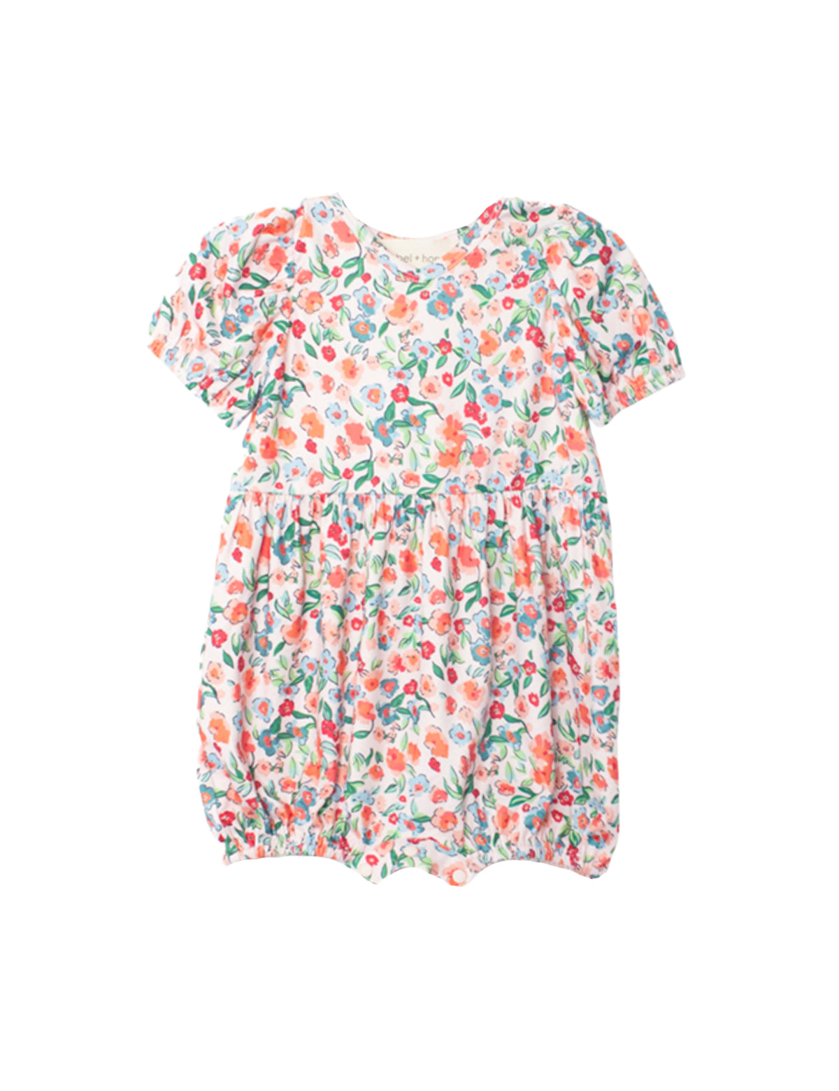 Florentine Short Gathered Sleeve Romper