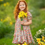 Florentine Short Gathered Sleeve Dress