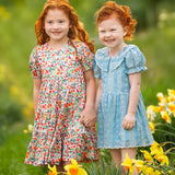 Florentine Short Gathered Sleeve Dress