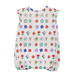 Little Garden Parade Cap Sleeve Romper