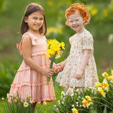 Audrey Flutter Sleeve Dress