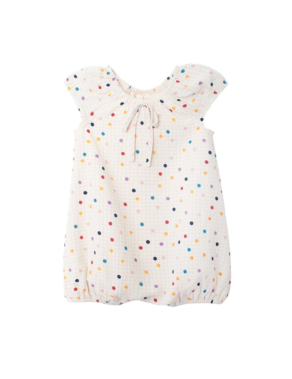 Confetti Cutie Cap Sleeve Romper