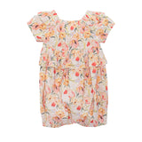 Blooming Florals Short Gathered Sleeve Romper