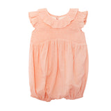 Jane Ruffled Short Sleeve Romper