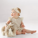 Dakota Ruffled Short Sleeve Romper