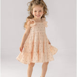Stargirl Ruffled Sleeve Dress