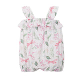 Rosie Ribbons Ruffled Tank Romper