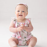 Rosie Ribbons Ruffled Tank Romper