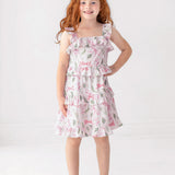 Rosie Ribbons Ruffled Tank Dress
