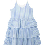 Up and Away Sleeveless Tiered Dress