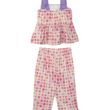 Petal Power Tank Sleeve with Knot Detail Two Piece Set