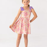 Petal Power Tank Sleeve with Knot Detail Dress