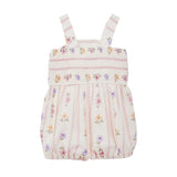 Purple Bouquet Tank Romper