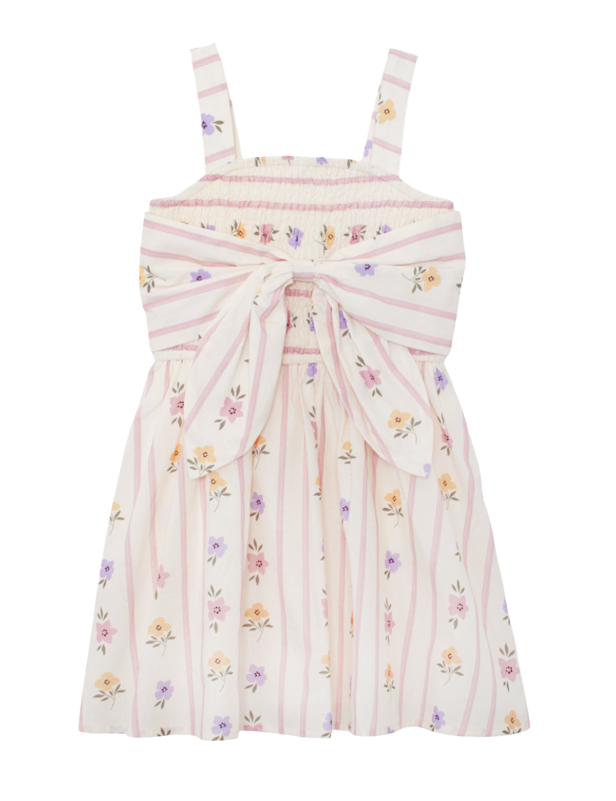 Purple Bouquet Tank Dress