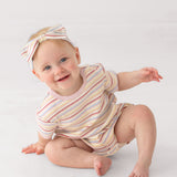 Sunset Sherbet Short Sleeve Romper