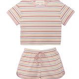 Sunset Sherbet Short Sleeve Two Piece Set