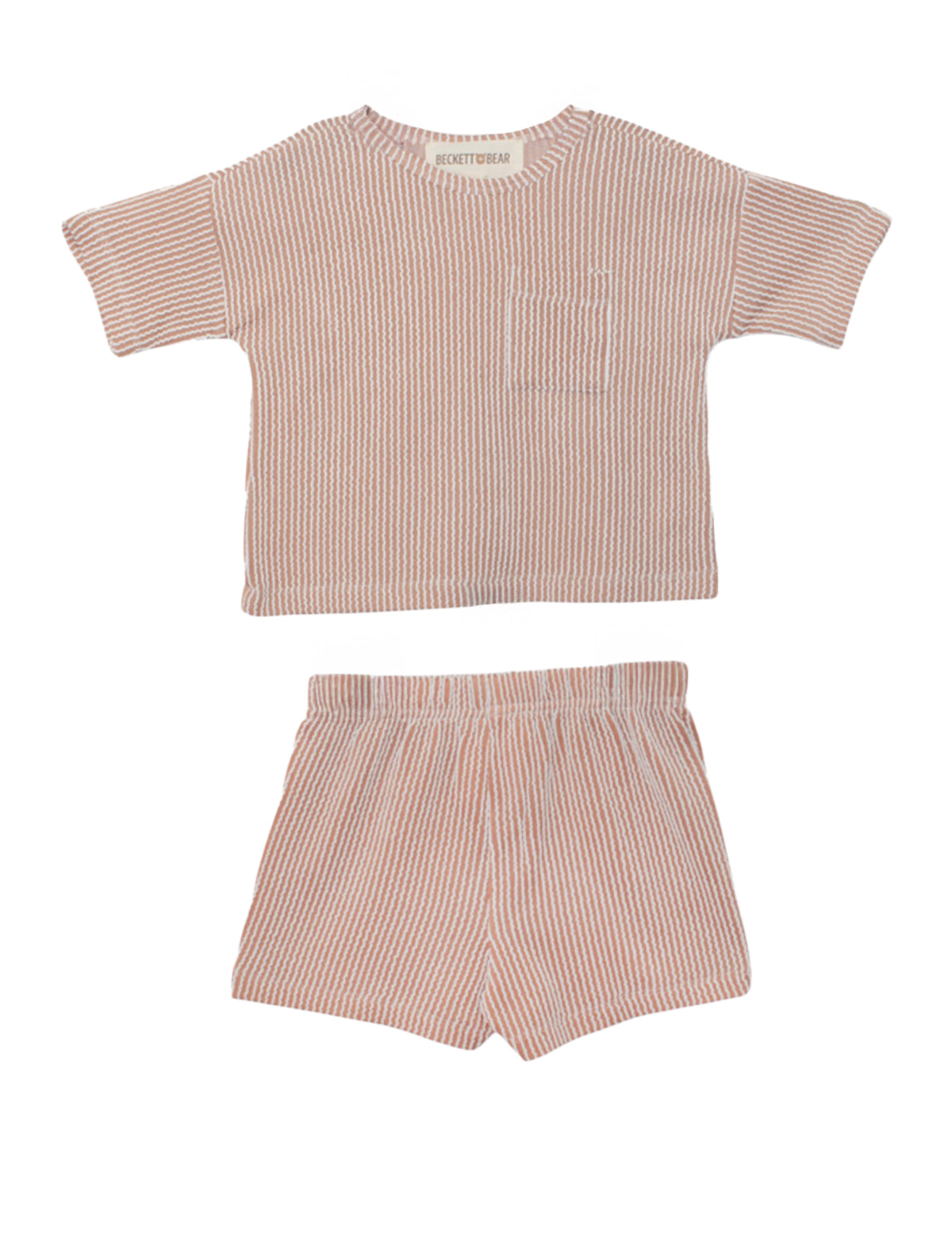 Bear Short Sleeve Two Piece Set