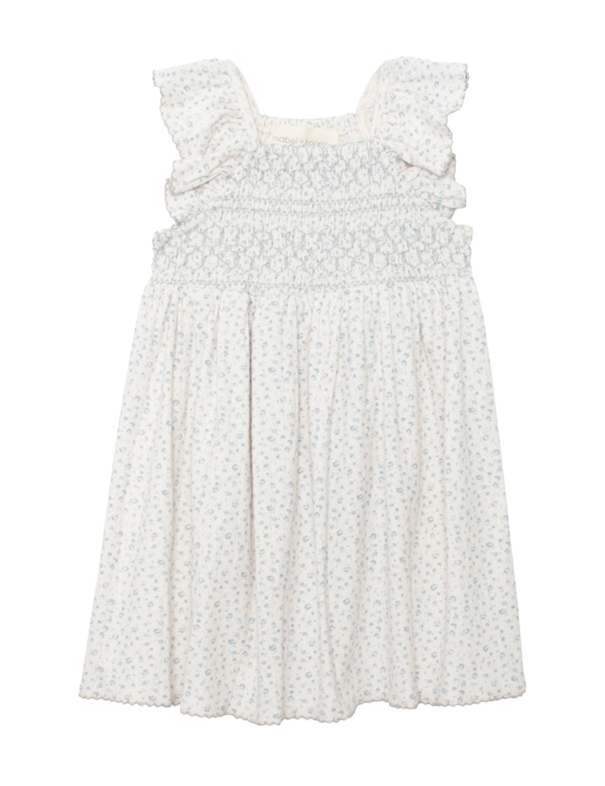 Opal Short Flutter Sleeve Dress