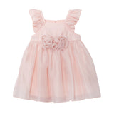 Sweet Peony Pink Flutter Sleeve Dress