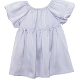 Diamond Dazzle Puff Sleeve Purple Dress