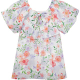 Lavender Daze Puff Sleeve Dress