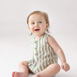 Finn Sleeveless Striped Romper