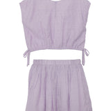 Girlypop Two Piece Set Purple