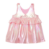 Strawberry Sparkle Sleeveless Baby Dress