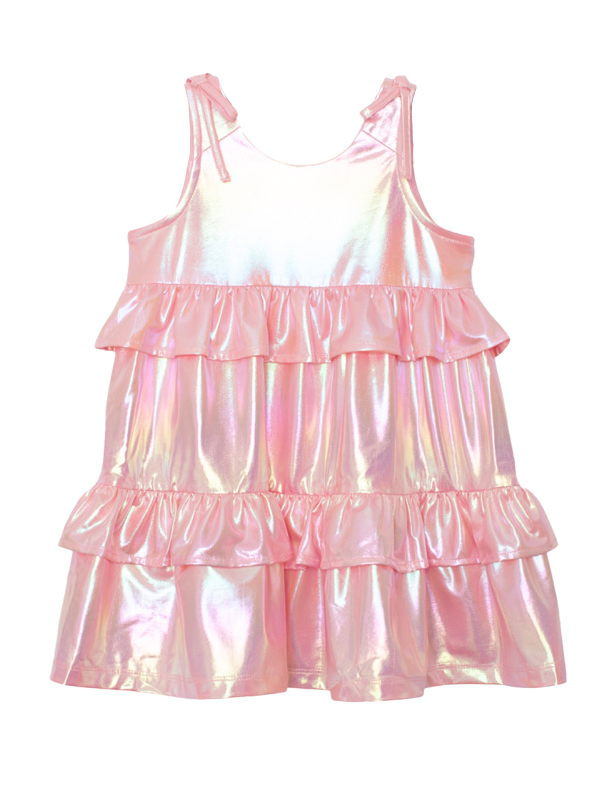 Strawberry Sparkle Sleeveless Dress Pink