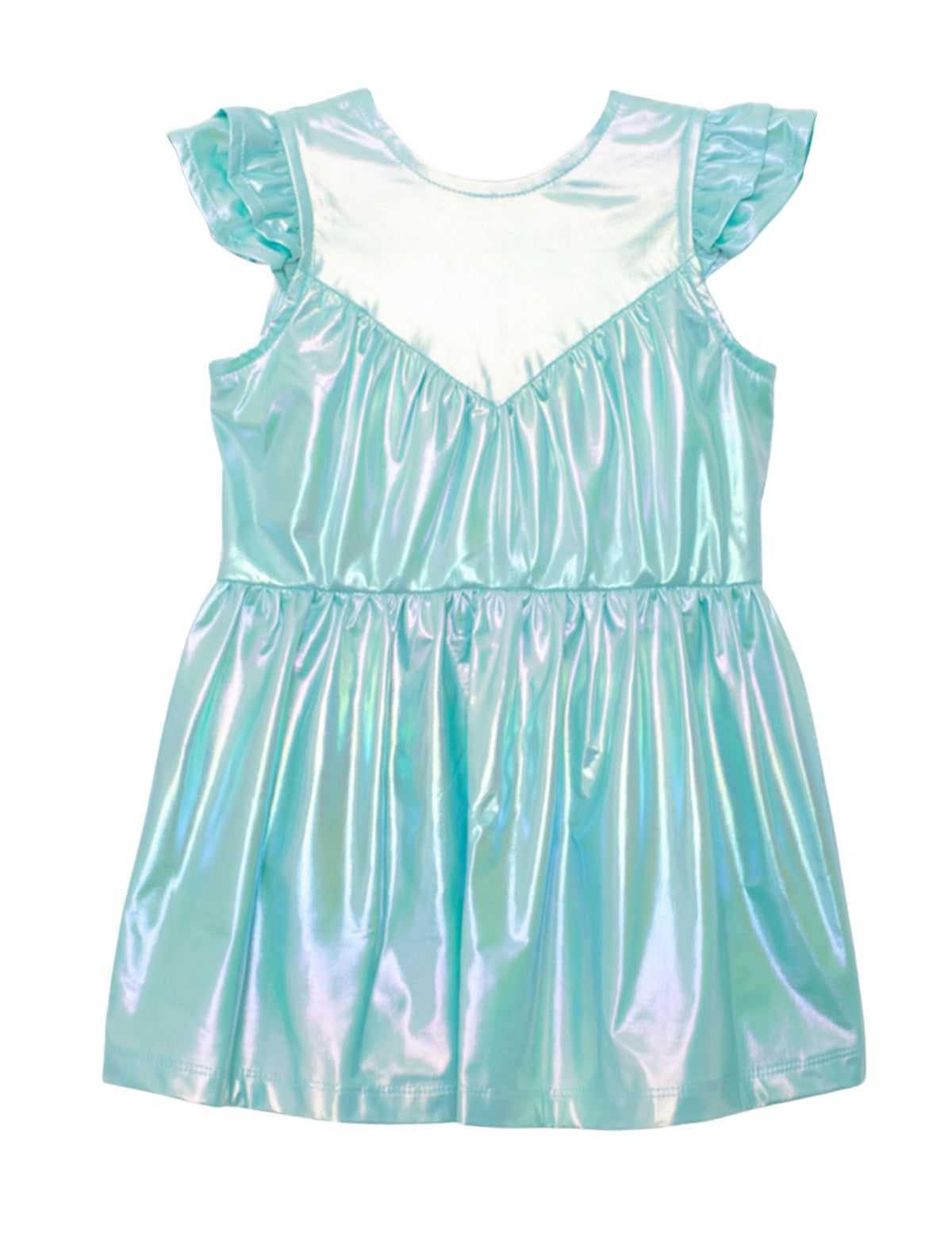 Aquamarine Cap Sleeve Dress