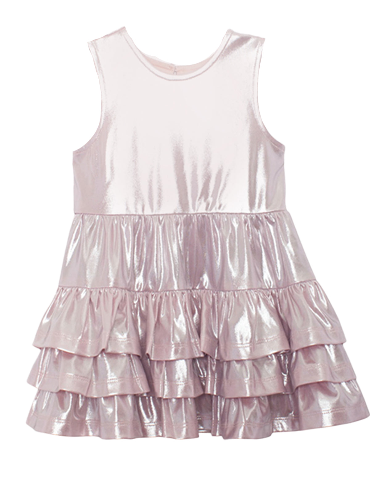Shimmery Shim-Shim Sleeveless Dress