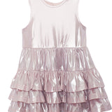 Shimmery Shim-Shim Sleeveless Dress
