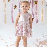 Shimmery Shim-Shim Sleeveless Dress