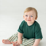 Finn Green Short Sleeve Top